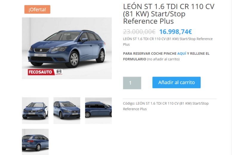 Fecosauto Seat Concesionario SEAT/Volkswagen, Mollet del Vallès, Barcelona, compra SEAT todo 100% ONLINE