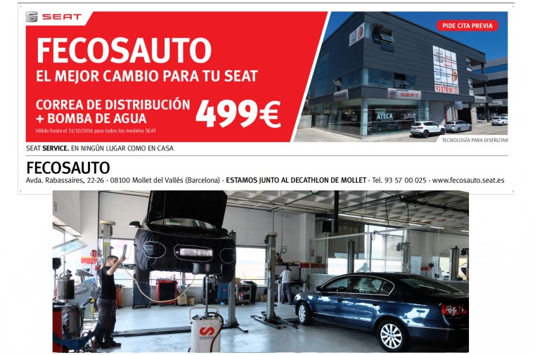Fecosauto SEAT Mollet del Vallès, Barcelona, Servicio Oficial SEAT/Volkswagen, el mejor cambio para tu SEAT