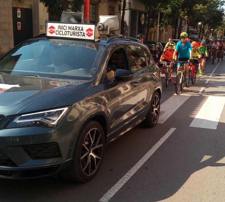 Ruta ciclista en Mollet del Valles