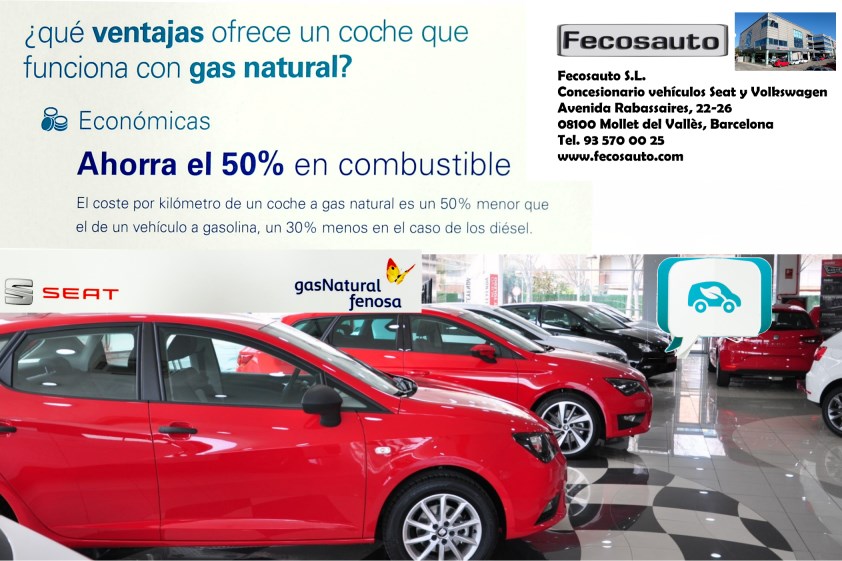 Fecosauto S.L. dando Gas…de GNC, concesionario SEAT y Volkswagen en Mollet del Vallès Barcelona