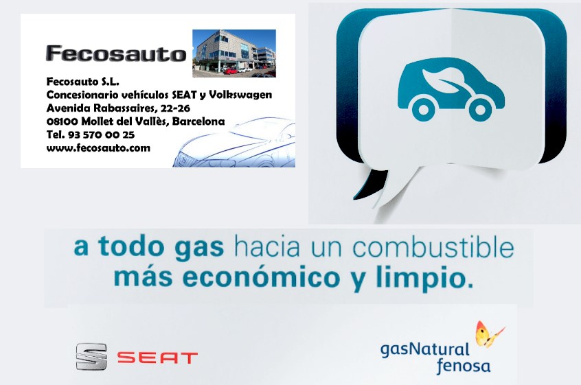 Fecosauto dando Gas … de GNC, a todos los clientes y amigos de Fecosauto S.L., gracias por el interes mostrado por la nueva gama SEAT
