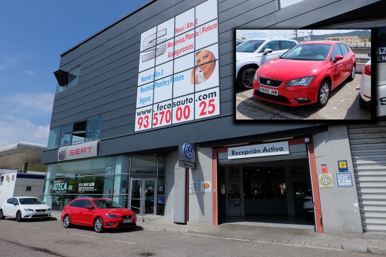Fecosauto SEAT, Mollet del Vallès, Barcelona, dando Gas…de GNC, SEAT León TGI