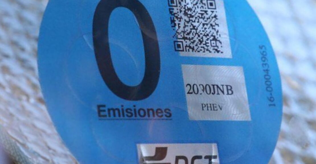 Etiqueta cero emisiones DGT